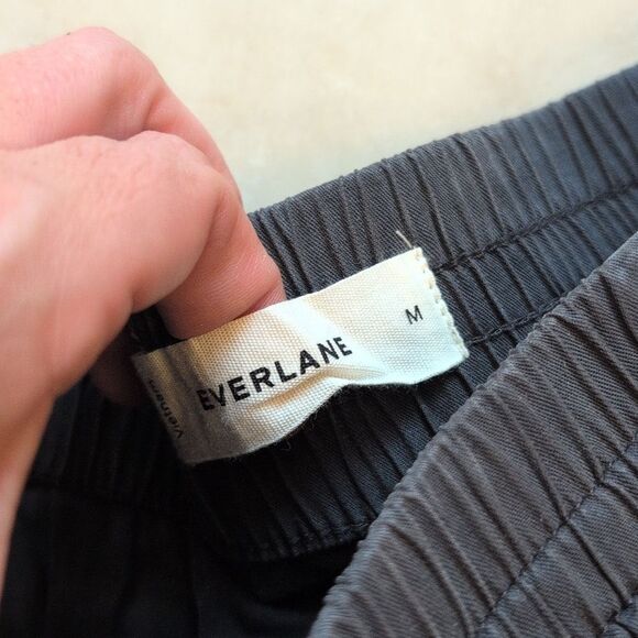Everlane The Tapered Pant in Butterlite TENCEL Lyocel Iron Grey Size M - Picture 6 of 9